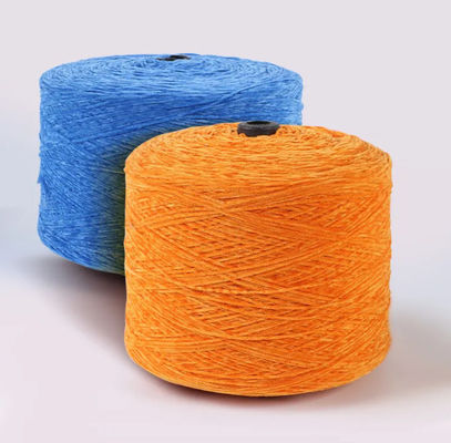 Fil de chenille super épais de polyester teint pour le tricot à la main