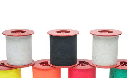 100% polyester couleur arc-en-ciel double face fil réfléchissant pour tricotage Laveur Durable 0,25 mm 0,5 mm 1 mm