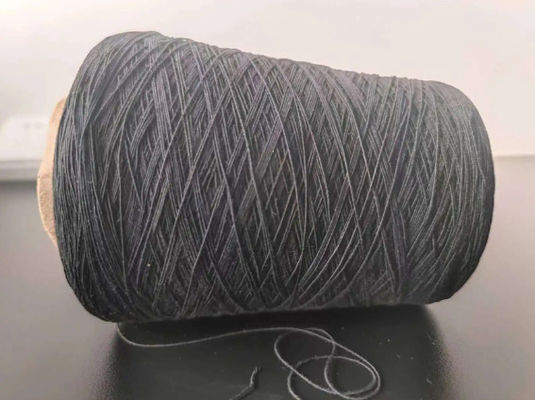 20s/2 Fil de fibre de carbone préoxydée noire ignifuge LOI 40+ pour la filature
