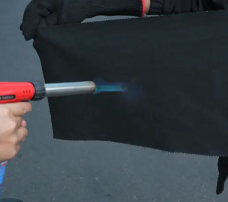 Tissu résistant au feu, non combustible, non dorp, en fibres de carbone, résistant à l'eau