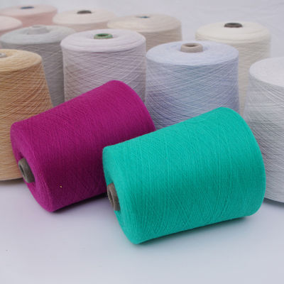 Laine mélangée polyester/acrylique à haute spandex brossé fils mélangés en vrac doux 5Ply 35% tricotage lait en vrac fils acryliques pour tricotage