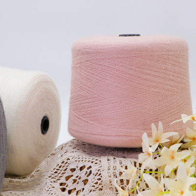 Polyester doux/Spun acrylique 44% 28Nm/2 pull mélangé en nylon 2/36Nm Feeling and Fancy mélangé à la laine 100% fil acrylique pour tricotage