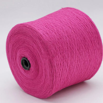Spandex 18S/2 Macrame brut 100% Tensibilité Couleur résistante Qualité Nylon 35% coton mélangé Fils acryliques mous en spatule pour le tissage