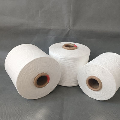 Tensibilité coton fantaisie confortable tissage teint de haute couleur de lait laine tricotée 35% étirement Viscose qualité acrylique fil sur cônes