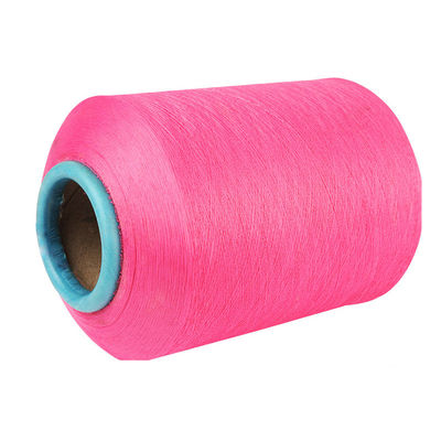 Lumineux Dty Ply coton spandex fil de couleur 20/150D fil de machine enduit de caoutchouc 210D filament