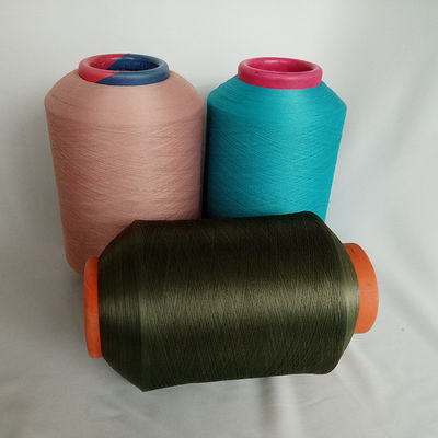 Filaments à tricoter nus 720D fils de spandex revêtus de fils de plâtre 100% couche de couches 1120D 840D tissus couverts