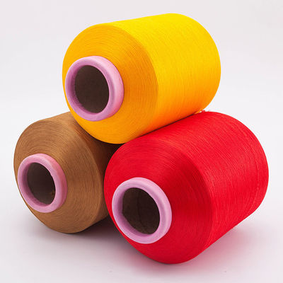Élasticité chaussettes en polyester en fils texturés recyclés 560D en fils recouverts de spandex