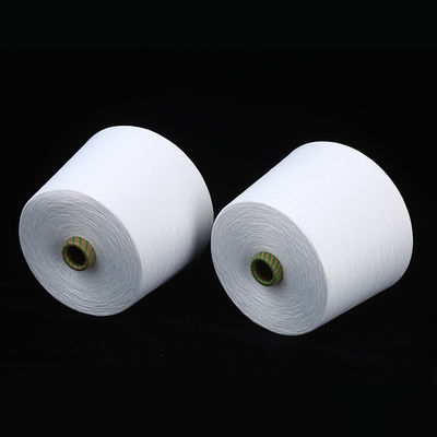 T-shirt en coton blanc recyclé fil anti-bactérien fil tissé