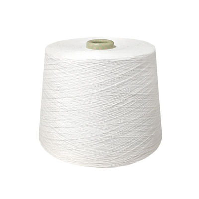 T-shirt en coton blanc recyclé fil anti-bactérien fil tissé