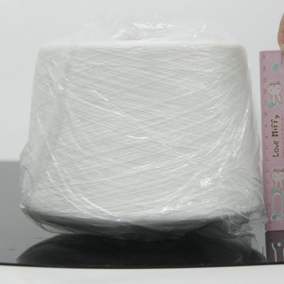 T-shirt en coton blanc recyclé fil anti-bactérien fil tissé