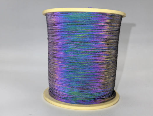 Fil réfléchissant arc-en-ciel à haute visibilité pour la couture et le tricot