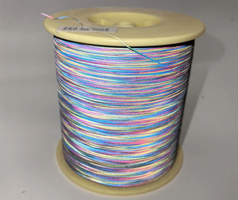 Fil réfléchissant arc-en-ciel à haute visibilité pour la couture et le tricot
