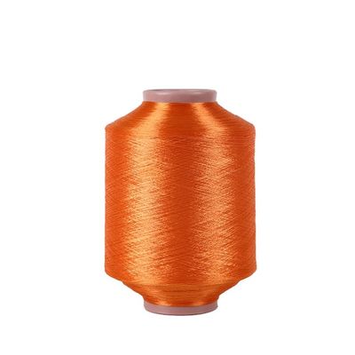 Fil de polyester brillant 75/36 Tex blanc Diamant Luxe Fil de dopage teint