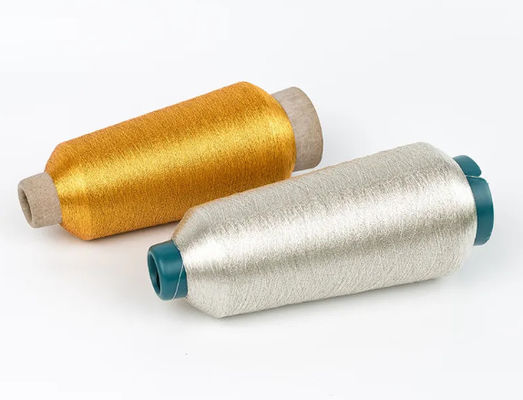 Fils de polyester métallique Lurex pour broderie